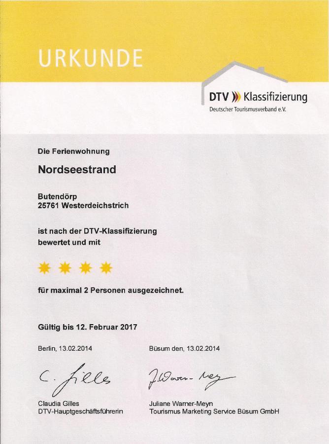 דירות בוסום Fewo-Nordseestrand מראה חיצוני תמונה
